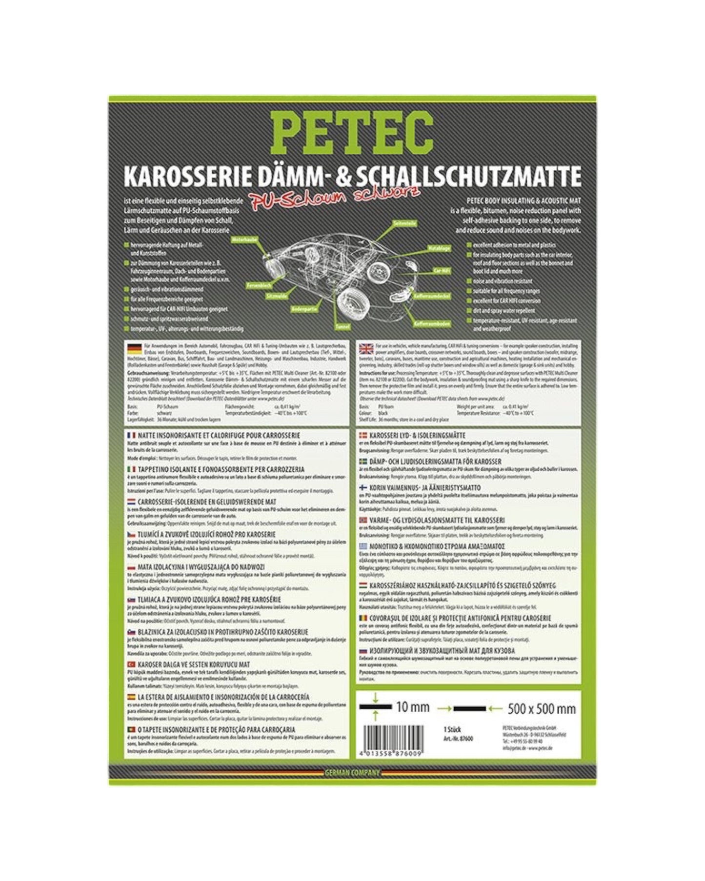 Dämm - & Schallschutzmatte - glue4you