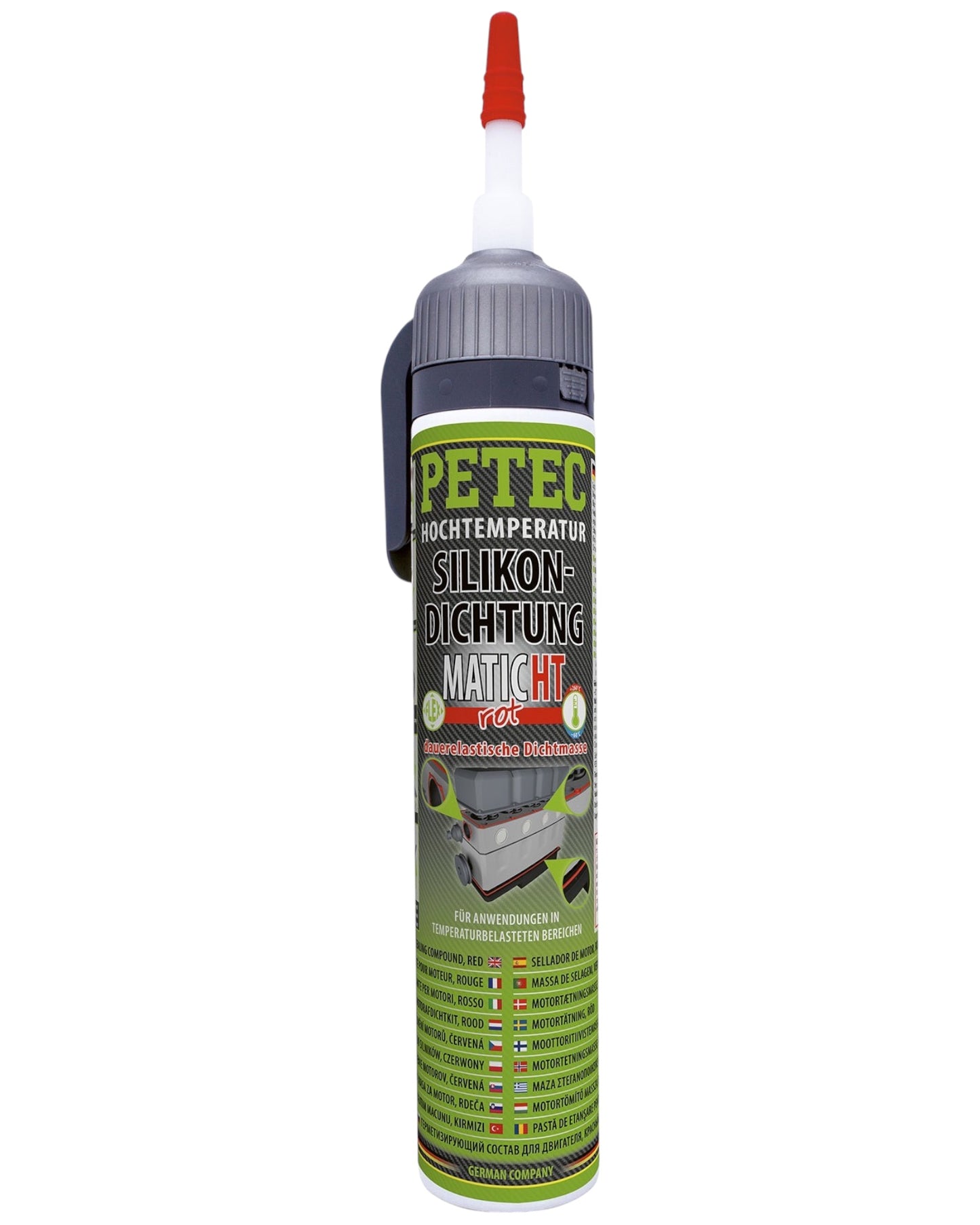 Hochtemperatur - Silikondichtung, MATIC rot - glue4you