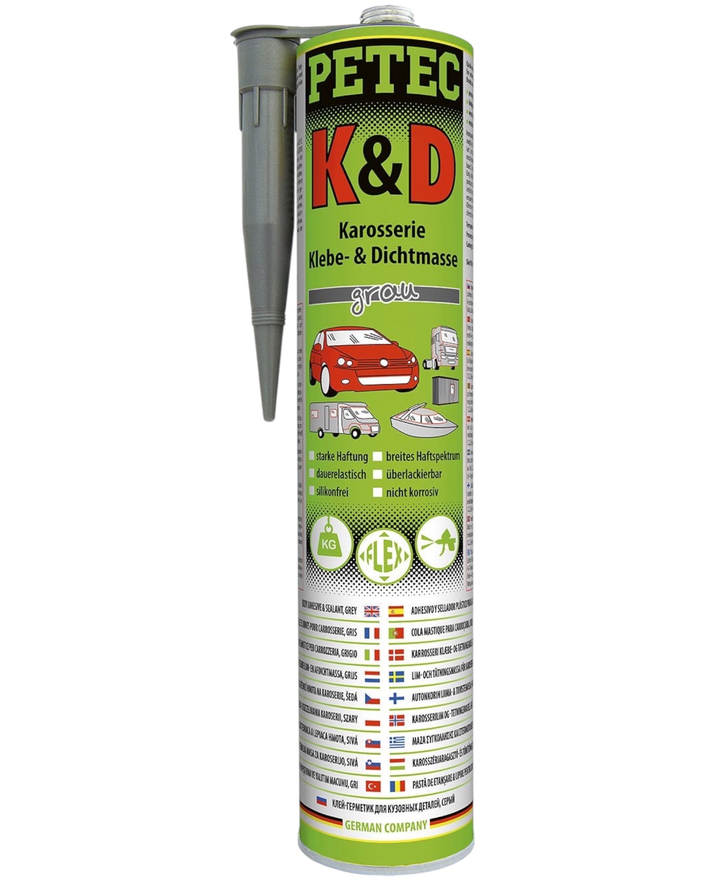 K&D Karosserie Klebe - &Dichtmasse grau - glue4you