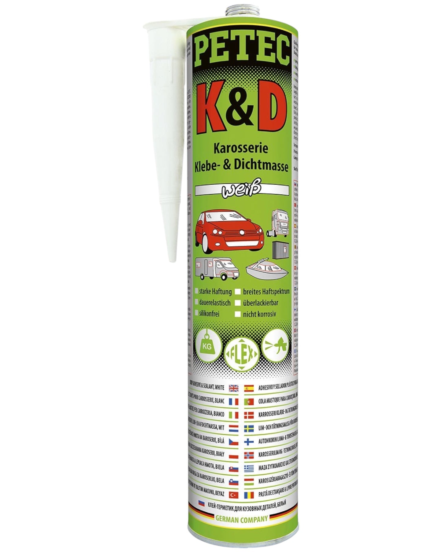 K&D Karosserie Klebe - &Dichtmasse weiß - glue4you