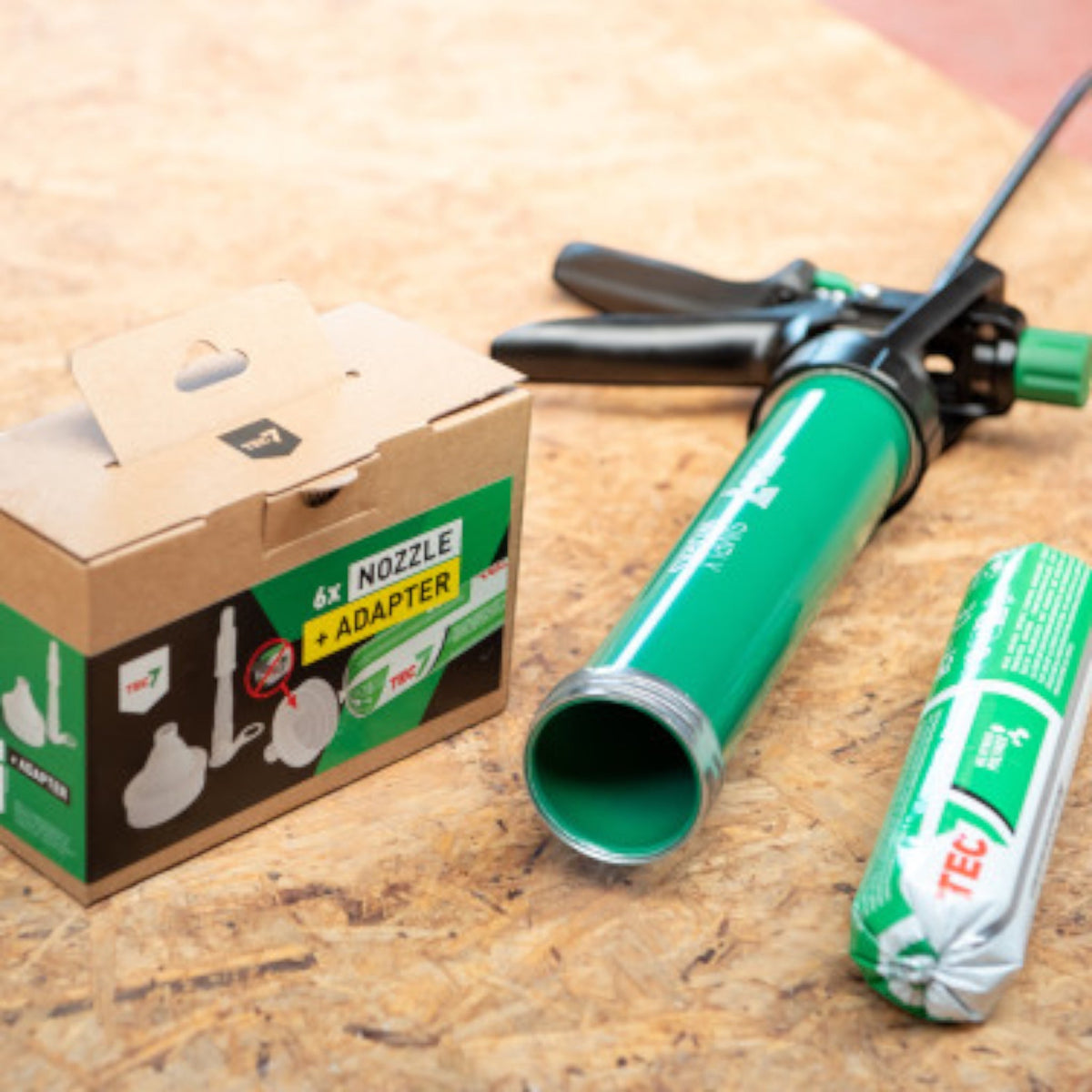 TEC7 Omnigun Professionelle Kartuschenpresse für Klebstoffe - glue4you
