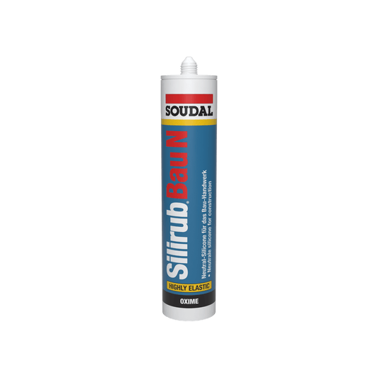 SOUDAL Silirub Bau N Neutrales Silikon für das Bauhandwerk - glue4you